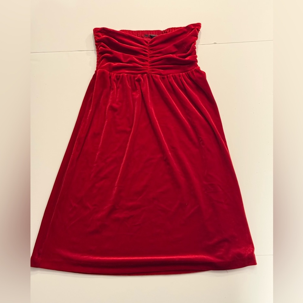Red velvet Dress